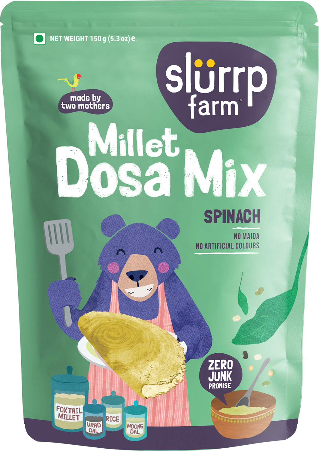 Spinach Millet Dosa Mix