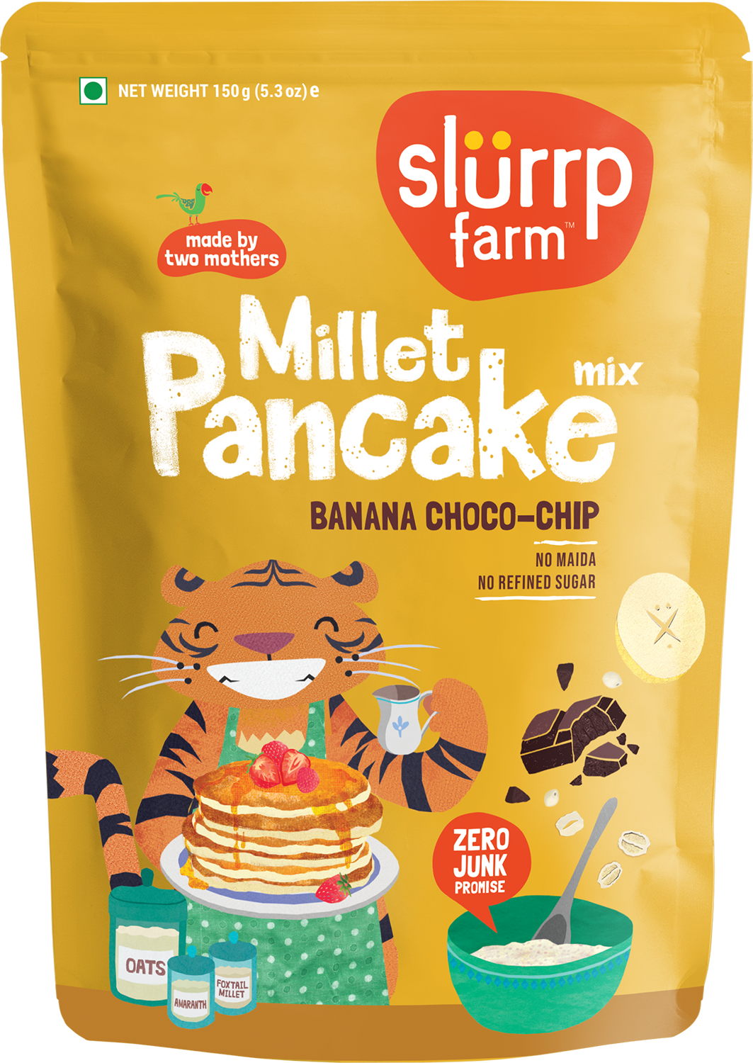 Banana Choco-Chip Millet Pancake Mix