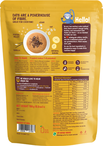 Banana Choco-Chip Millet Pancake Mix