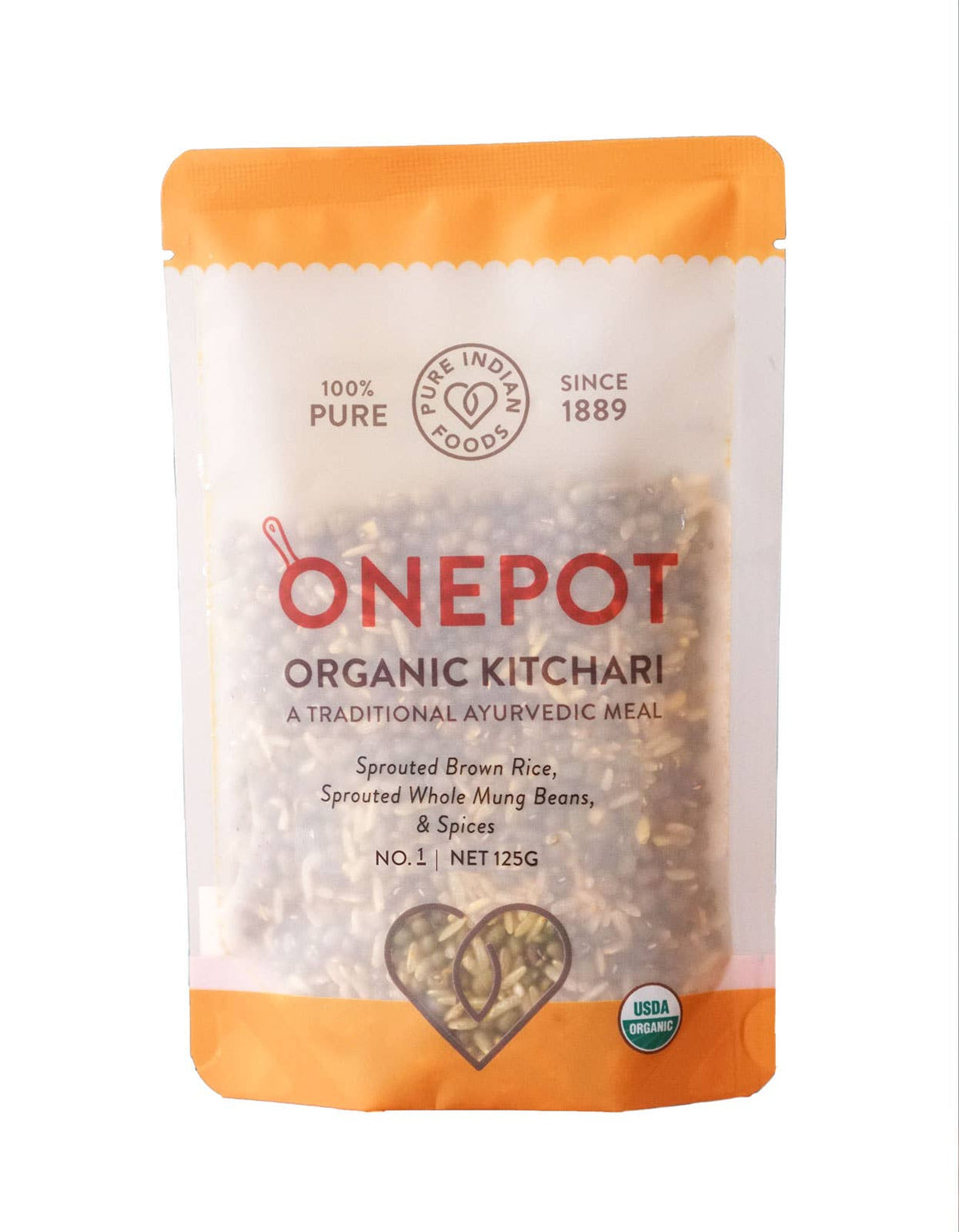 OnePot Kitchari Single Pack Ready-to-Cook Meals, Organic