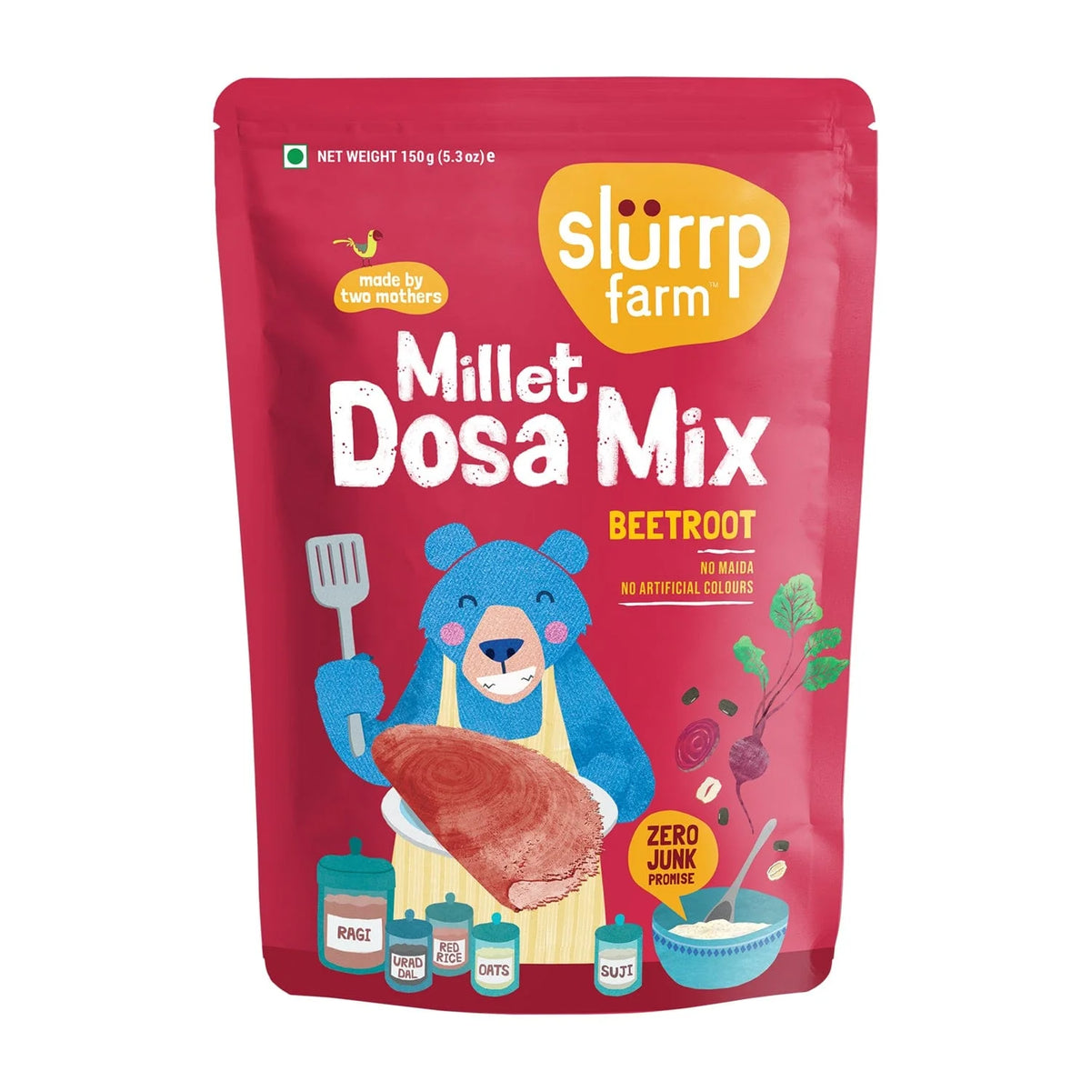 Beetroot Millet Dosa Mix