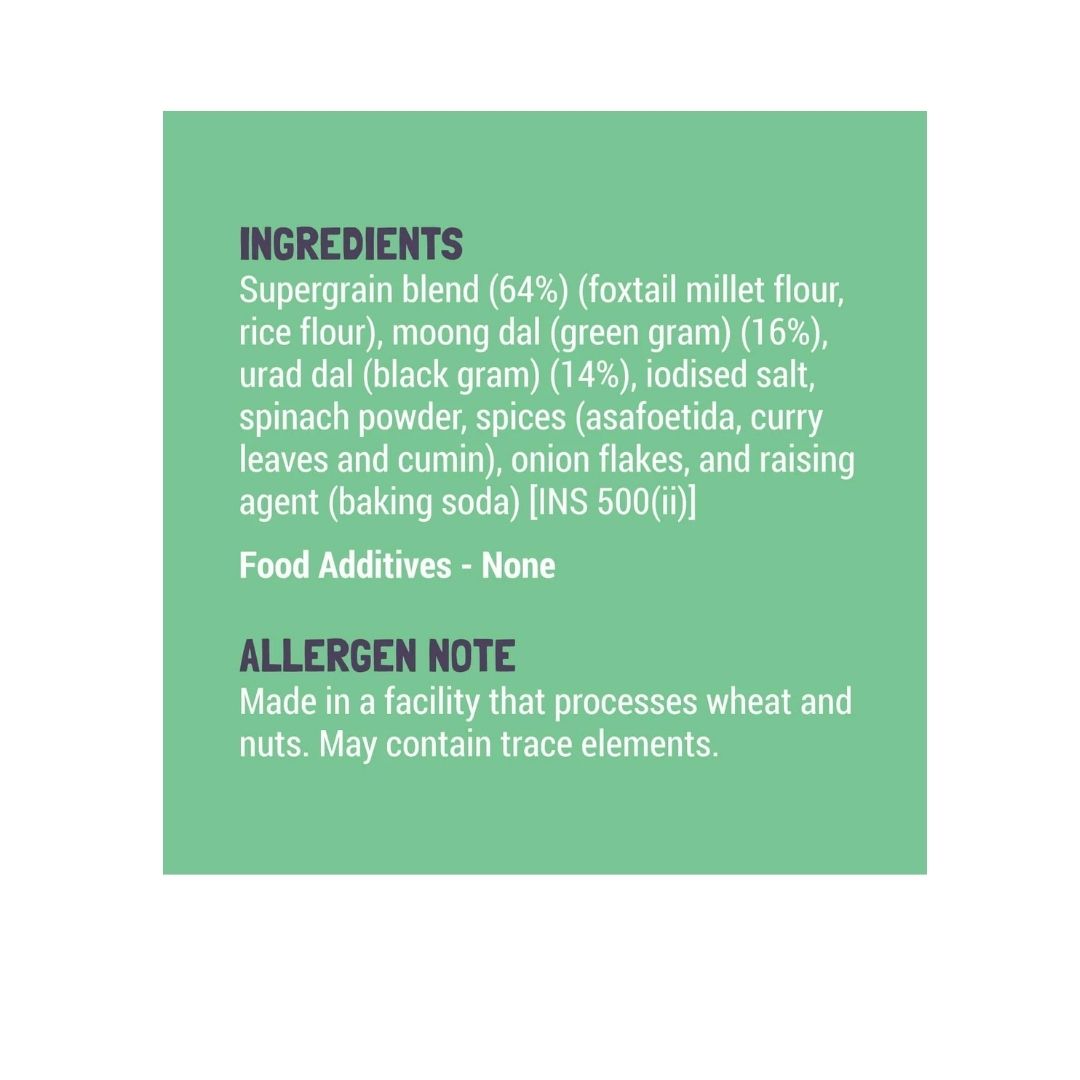 Spinach Millet Dosa Mix