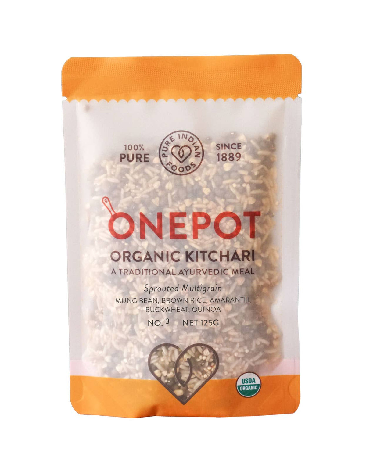 OnePot Kitchari Single Pack Ready-to-Cook Meals, Organic
